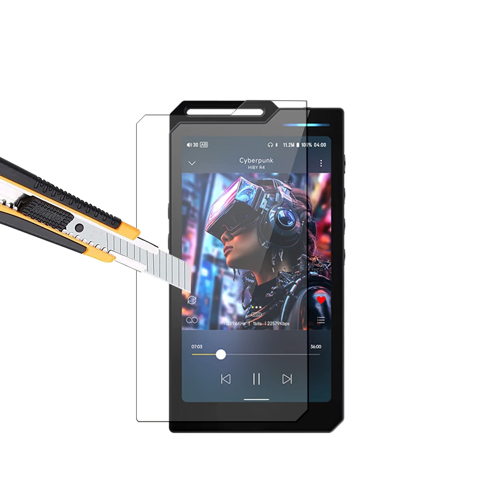 9h ความแข็งความละเอียดสูง Scratch-Proof Premium กระจกนิรภัยป้องกันหน้าจอฟิล์มสําหรับ HiBy R8 II R4 E