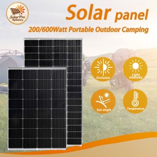 600 watts  solar panel waterproof ip67  solar panel set for home portable generator