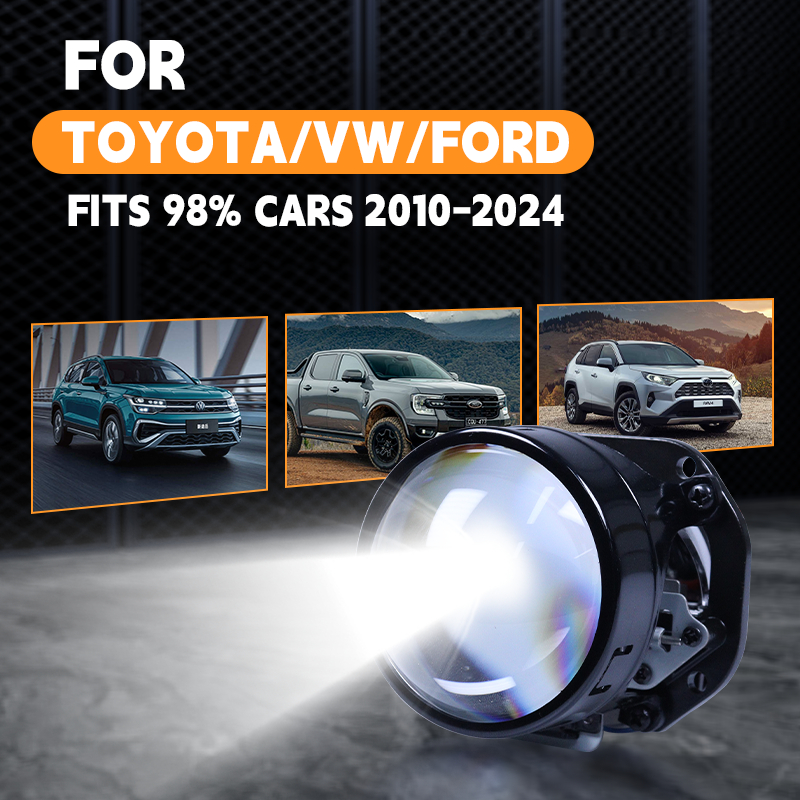 CAROLYN โปรเจคเตอร์ไฟหน้ารถ LED Bl ขนาด 2.5 นิ้ว พร้อมระยะและความสูงในตัว ราคา ถูกที่สุด ดีลบีเคเค แกลเลอรีภาพที่ 6