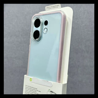 2-in-1 Casing เคสกันกระแทกแบบใสสําหรับ Vivo X200 FE x200fe Case เคสใส neo case เคสโทรศัพท์ soft case ขัด simple yellow aesthetic Protector