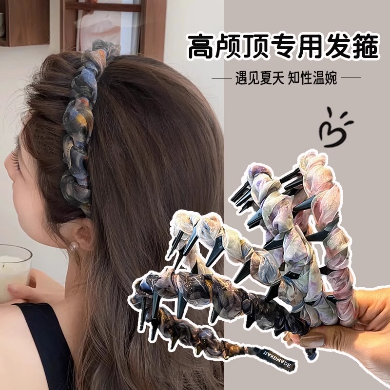 ตาข่ายแถบคาดศีรษะผู้หญิง 2026 สไตล์ใหม่ทุกวันสวมใส่ High-End สวมใส่แฟชั่น All-Match แถบคาดศีรษะ