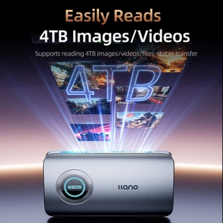 Llano USB3.2 CFexpress Card Reader SD TF CFeA CFeB สําหรับ Photographer – 10Gbps Dual Port USB-A USB-C Plug & Play สําหรับ MacBook Android แล็ปท็อป