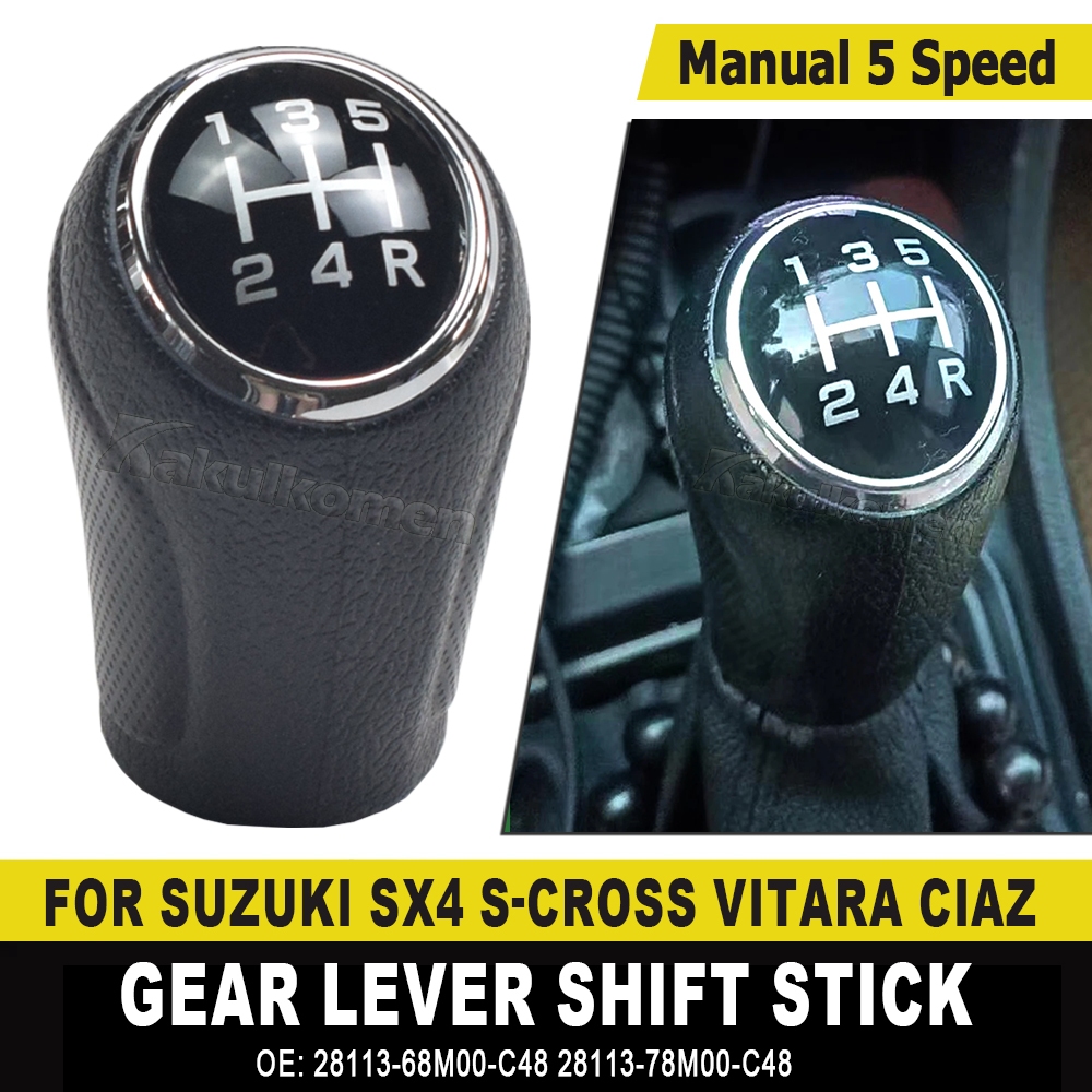 5/6 ความเร็วเกียร์ธรรมดาเกียร์ Knb สําหรับ Suzuki Ciaz SX4 S-cross 2015-2022 Lever Handle คุณภาพสูง Auto Parts อุปกรณ์ตกแต่งภายใน