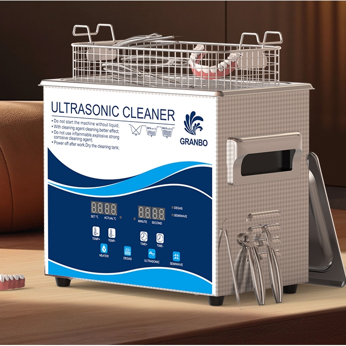 Granbo 1.3L/3.2L เครื่องทำความสะอาดอัลตราโซนิก พร้อมระบบตั้งเวลาแบบดิจิตอล พร้อมกลไกทำความร้อนที่ปรับได้ แผงวงจรทำความสะอาดอัลตราโซนิกสำหรับเครื่องมือทันตกรรม ราคา ถูกที่สุด ดีลบีเคเค
