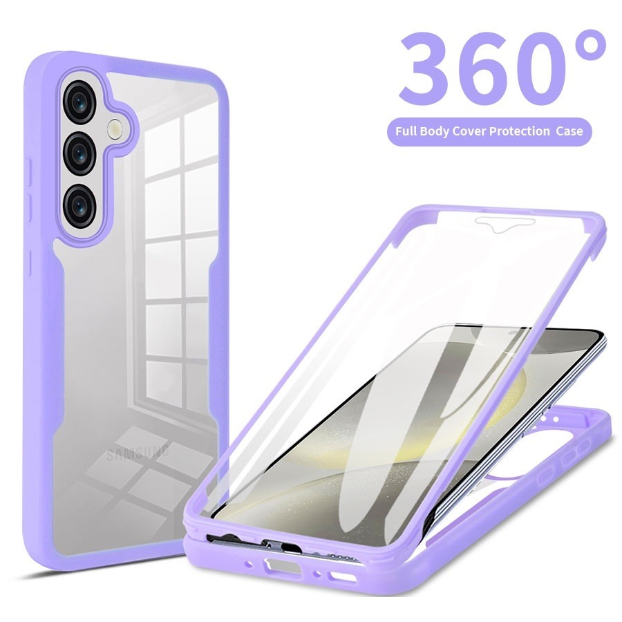 360° เคสโทรศัพท์ป้องกันร่างกายเต็มรูปแบบสําหรับ Samsung Galaxy A13 4G A20 A21s A30 A22 5G A32 A33 A51 A52 A52s A53 A71 A72 A73 ฝาครอบป้องกันกล้องปลอก