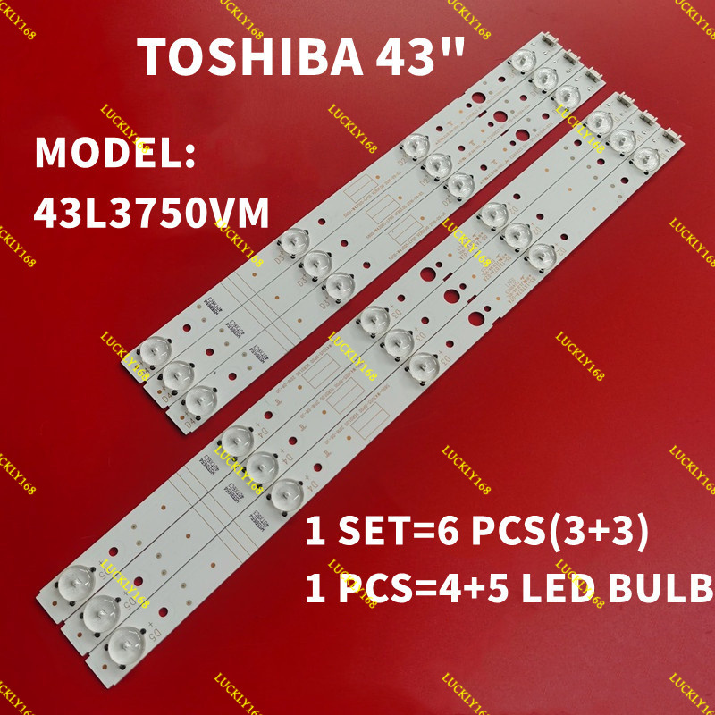 43L3750VM 43L3750 TOS HIBA 43" LED TV BACKLIGHT 43L3750