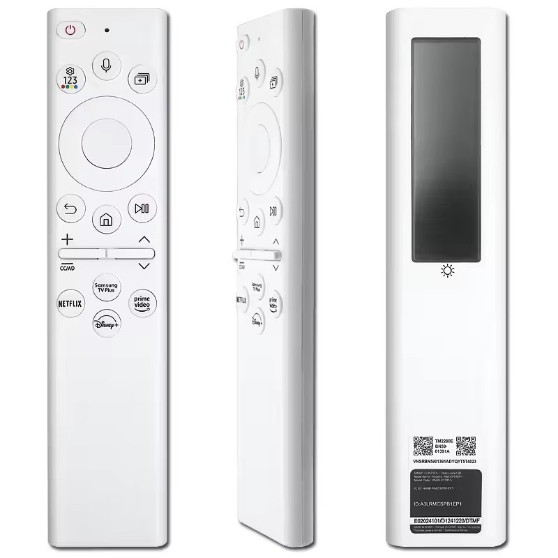 รีโมทคอนโทรลเสียงแสงอาทิตย์ใหม่ BN59-01391A เข้ากันได้กับ Samsung TV TM2280E RMCSPB1EP1 Q70T Q80T Q9