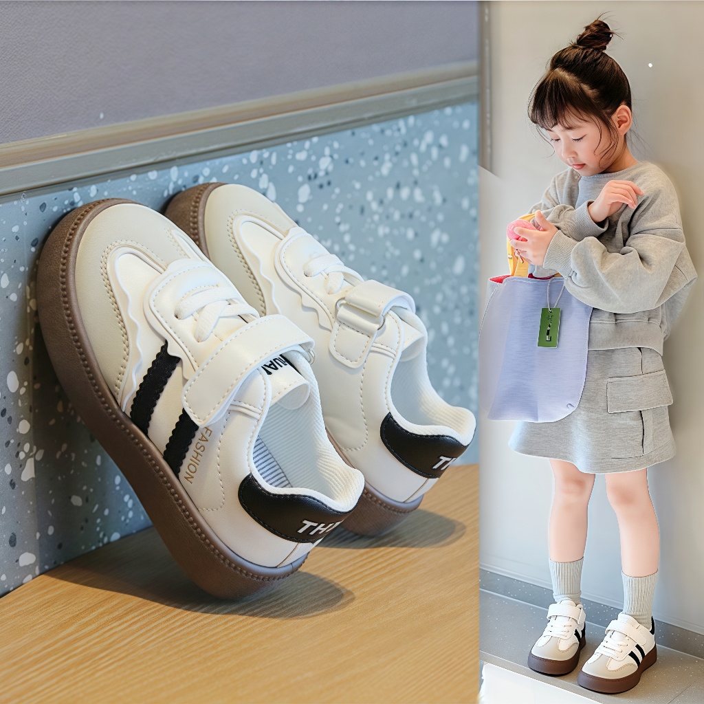 AOOAO‌ กีฬาเด็ก กันลื่น ใส่สบาย ชาย-หญิง ฟรีมัดเท้า 2025