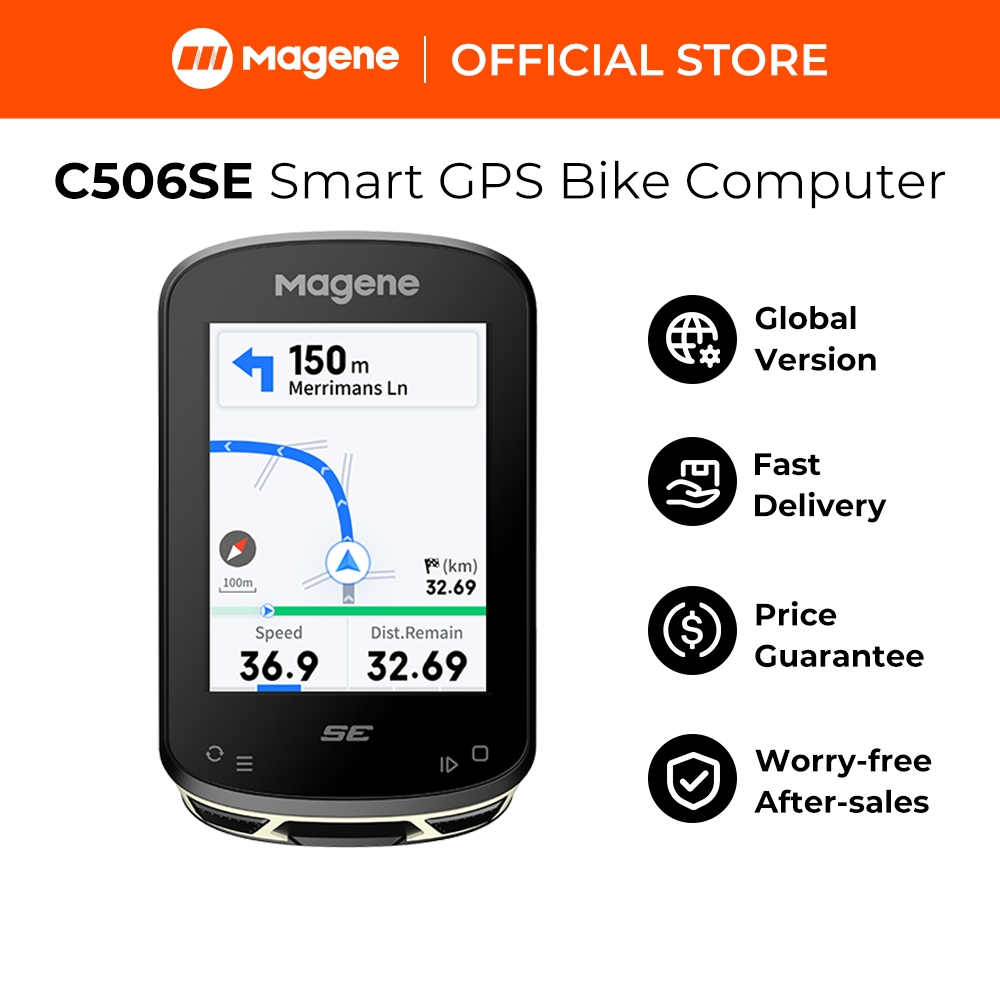 Magene C506SE สมาร์ท GPS จักรยานคอมพิวเตอร์ Speedometer  WiFi/บลูทูธ Data Transfer Navigation