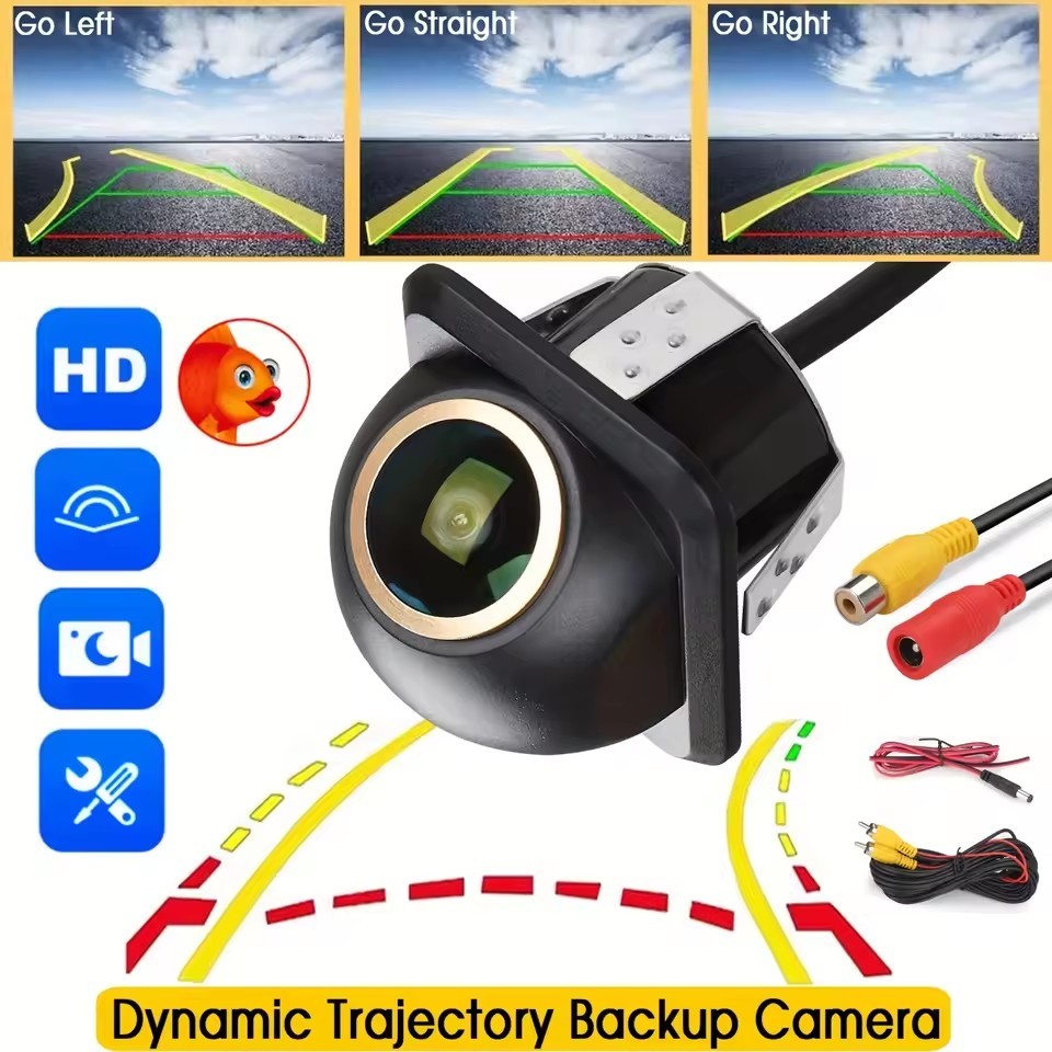 4K CVBS AHD 1080P รถวิทยุแบบไดนามิก Trajectory กล้องมองหลังย้ายที่จอดรถสายย้อนกลับติดตามสํารองสําหรับ Android Monitor ราคา ถูกที่สุด ดีลบีเคเค รูปภาพหลัก