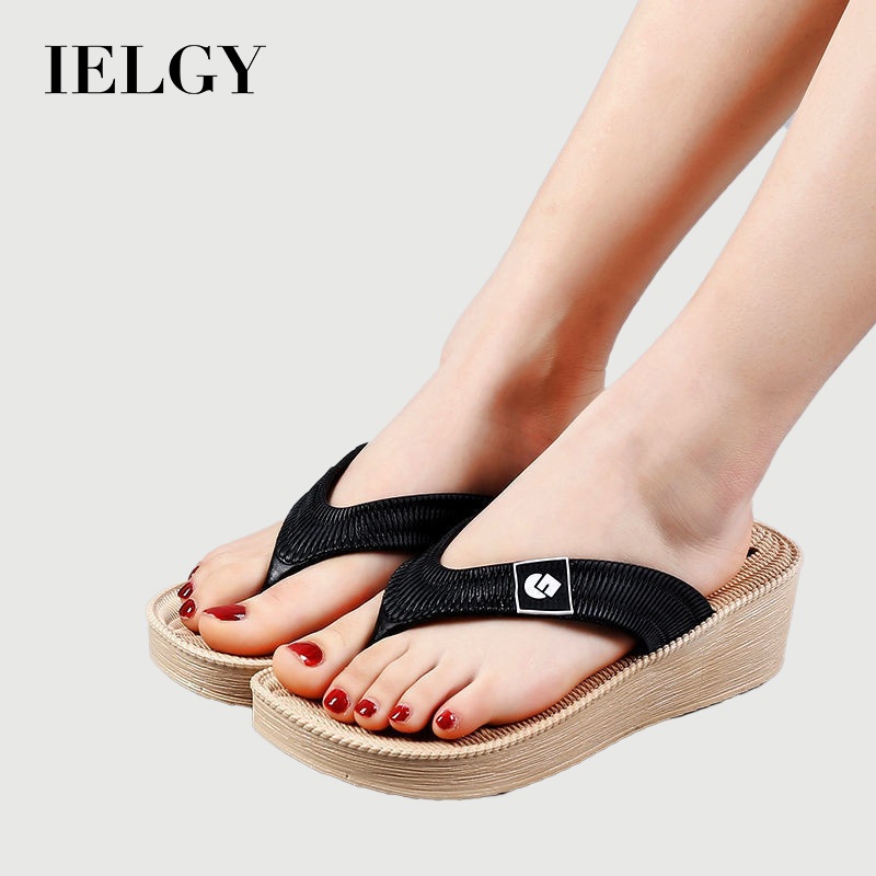IELGY Summer Wedge Platform Flip-flops Beach