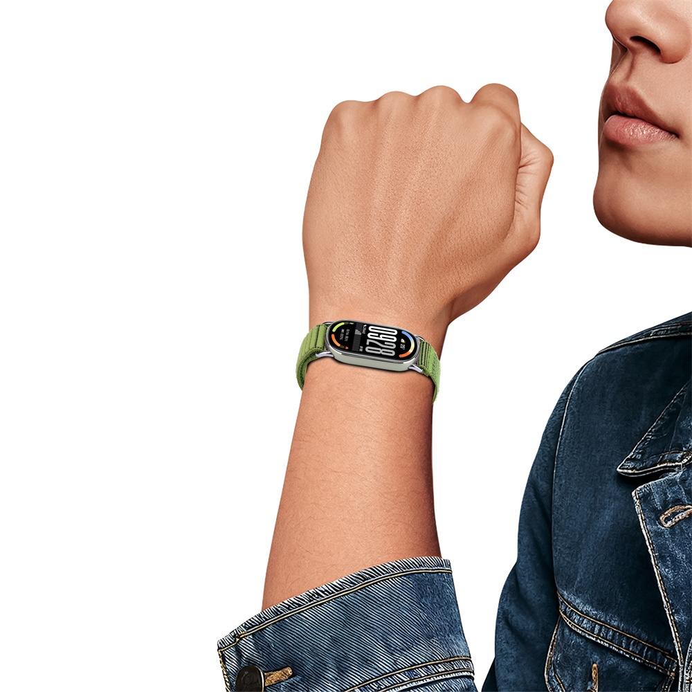 สายรัดทออุปกรณ์เสริมสร้อยข้อมือไนลอนระบายอากาศสําหรับ Xiaomi Smart Band 10 9 8 / Band 10 Ceramic Edition ราคา ถูกที่สุด ดีลบีเคเค แกลเลอรีภาพที่ 3