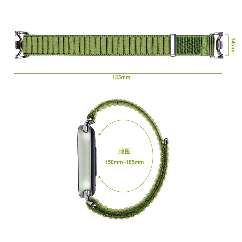 สายรัดทออุปกรณ์เสริมสร้อยข้อมือไนลอนระบายอากาศสําหรับ Xiaomi Smart Band 10 9 8 / Band 10 Ceramic Edition ราคา ถูกที่สุด ดีลบีเคเค แกลเลอรีภาพที่ 4