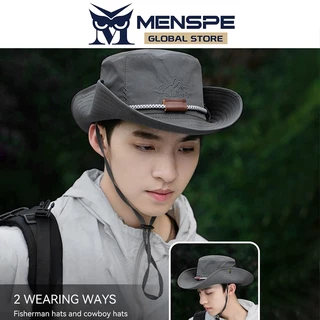 หมวกกลางแจ้ง Unisex ป้องกันแสงแดด แห้งเร็วและระบายอากาศได้ดี สำหรับการเดินป่าและการตกปลา พร้อมปีกด้านข้างขนาดใหญ่สำหรับฤดูร้อน