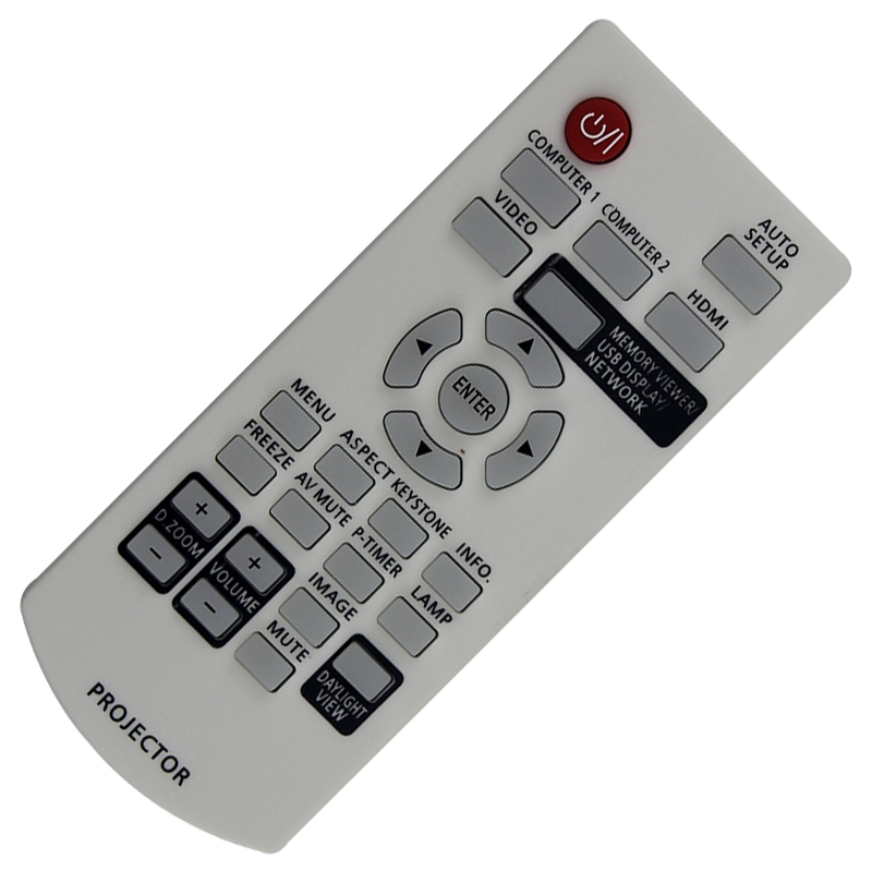 รีโมทคอนโทรล N2QAYA000116 เข้ากันได้กับโปรเจคเตอร์ Panasonic PT-LB332 PT-TX312 PT-TW342 PT-LW362 PT-