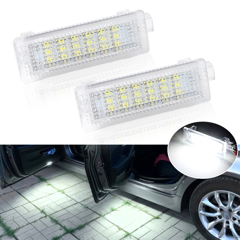 2PCS LED รถประตูยินดีต้อนรับโคมไฟเท้าสําหรับ BMW X5 E70 F15 X3 E83 F25 X1 E84 X6 E71 F16 X4 F26