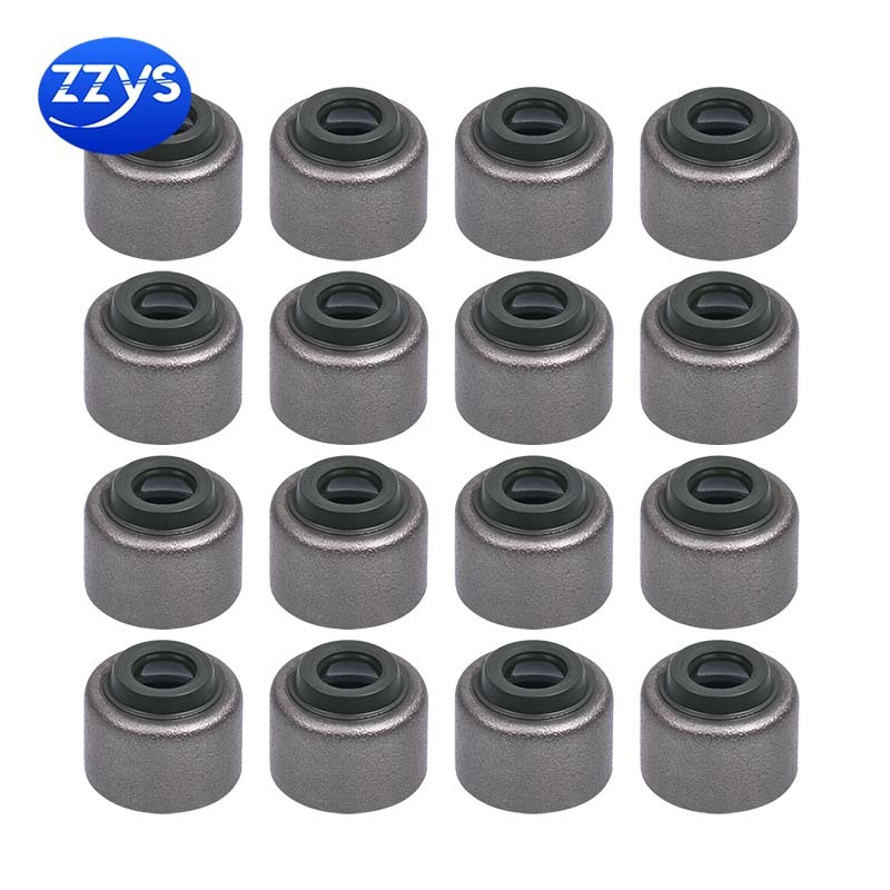 16pcs วาล์วซีลสําหรับ Yamaha YZF-R6 2006-2024 เครื่องยนต์รถจักรยานยนต์ไอดีและไอเสียวาล์วซีลน้ํามันสํ