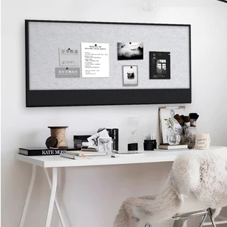 บอร์ด felt 80*120 ซม. พรีเมี่ยม ขนาดใหญ่ กระดานบันทึก กระดานตกแต่งผนังบ้าน ติดตั้งง่าย