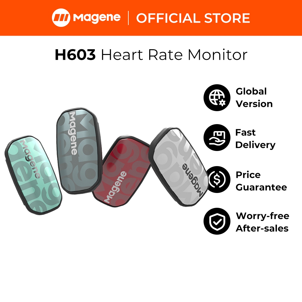 Magene H603 Heart Rate Monitor สําหรับขี่จักรยานบลูทูธ Ant Sensor กันน้ํา Run แถบที่ถูกต้อง Fitness