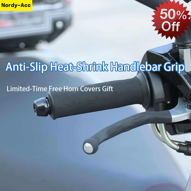 รถจักรยานยนต์Handlebar Gripsลื่นเหงื่อ-AbsorbingสําหรับNIU Ninebot E-Scooterจักรยานไฟฟ้าความร้อน-หดเ