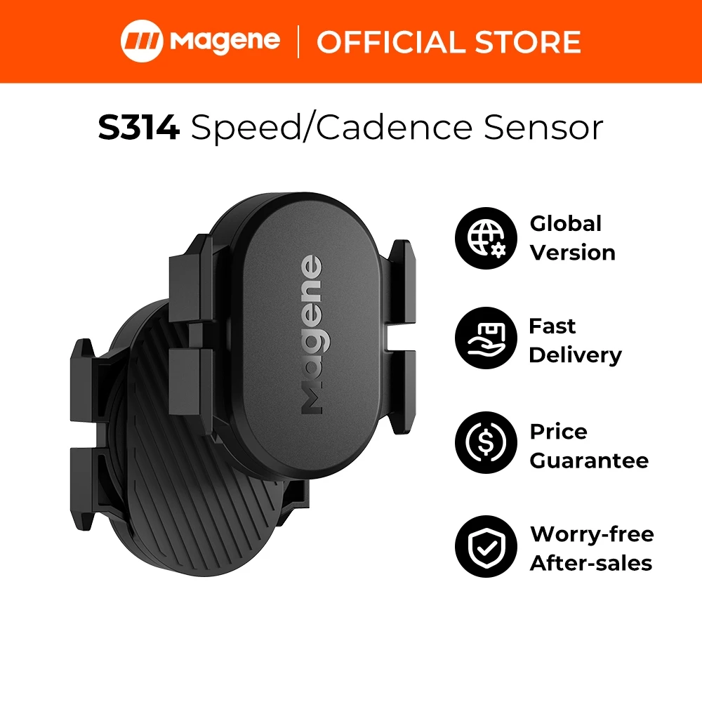 Magene S314 Speed Cadence Sensor ANT+ Bluetooth Dual รุ่นไร้สาย Garmin สําหรับคอมพิวเตอร์จักรยาน