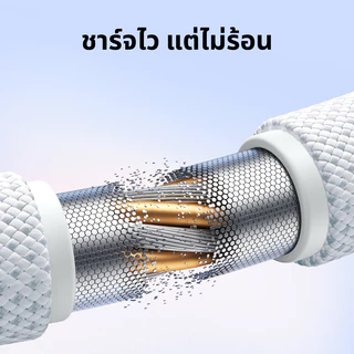 [For iPhone 17/16/15/Samsung] Anker Zolo USB C เป็น USB C, สายชาร์จเร็ว Type C ถักและปลอดสิ่งสกปรก, ขั้วต่อแบบบาง