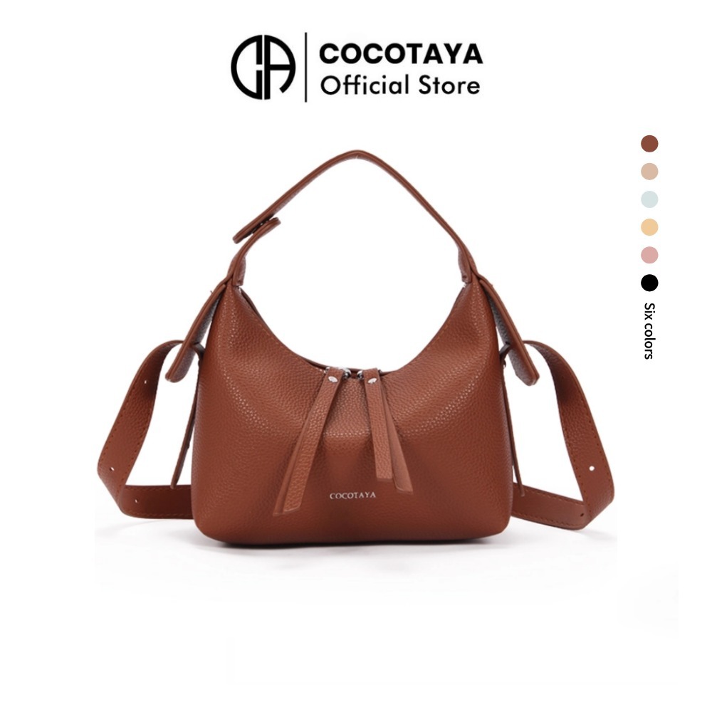 COCOTAYA-ผลิตภัณฑ์ใหม่ของฤดูกาลผู้หญิง PU กระเป๋าสะพายข้างมือถือกระเป๋าเกี๊ยว