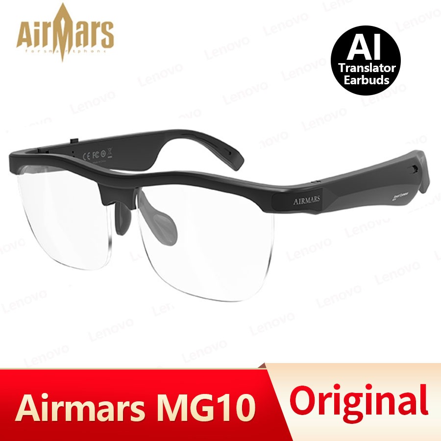 Airmars MG10 แว่นตาอัจฉริยะ AI Real-Time นักแปล เสียงดี HIFI HD Calls แว่นเปลี่ยนสี พร้อมไมค์