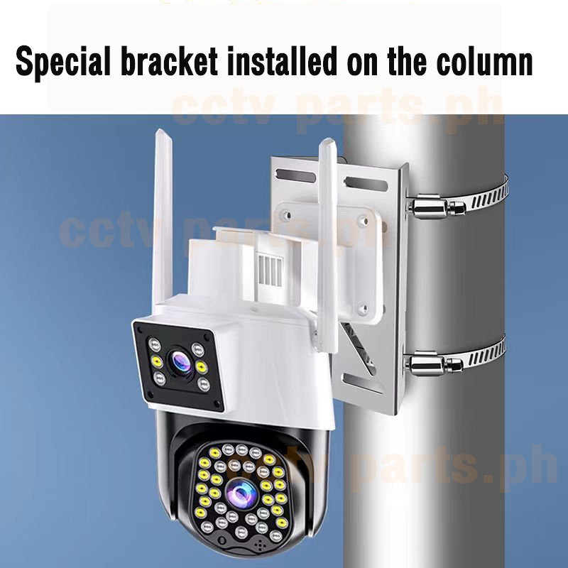 ขาตั้งกล้องวงจรปิด ติดเสา CCTV Bracket holder และขายึดกล้องวงจรปิด
