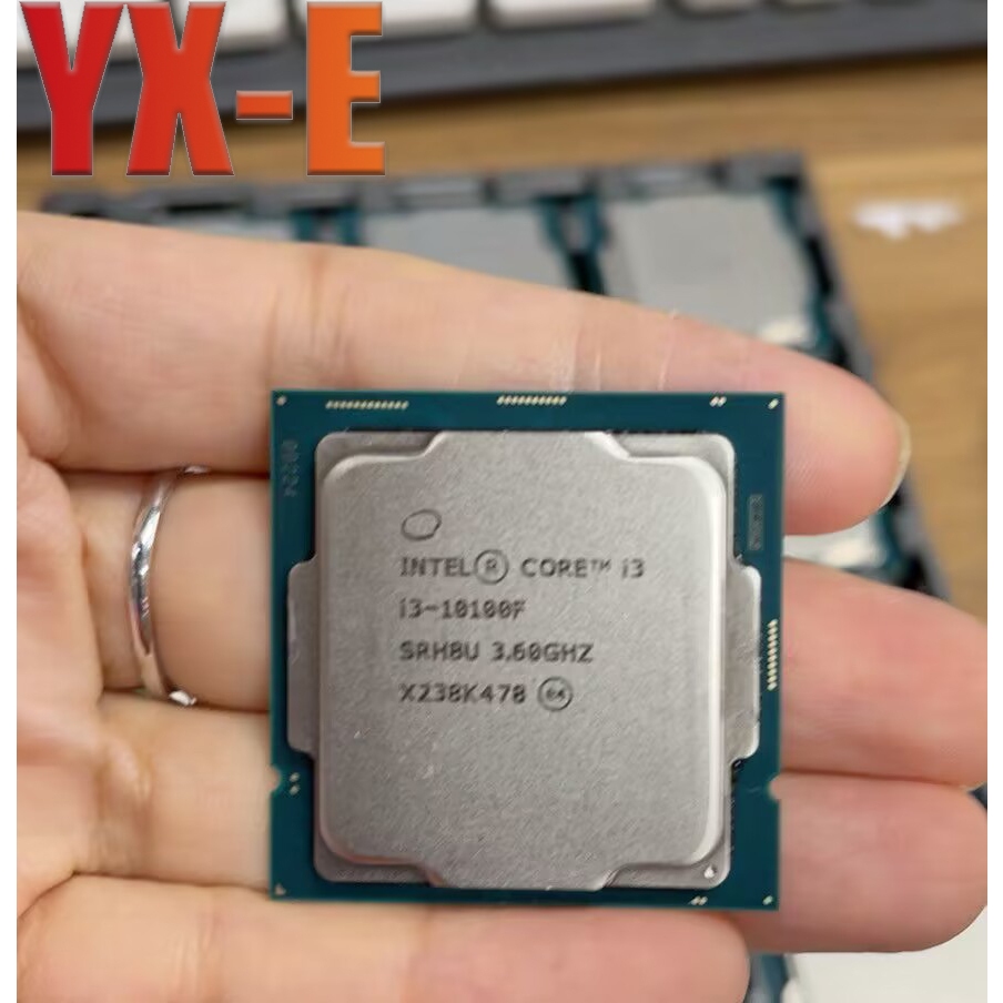 10th Gen Core i3-10100F LGA 1200 โปรเซสเซอร์ CPU 4-Core Comet Lake 3.6GHz DeskTop คอมพิวเตอร์