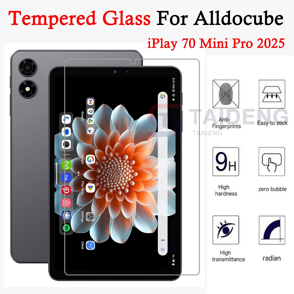 สําหรับ ALLDOCUBE iPlay 70 mini Pro 8.4 นิ้ว 2025 9H กระจกนิรภัย HD ป้องกันหน้าจอ Guard