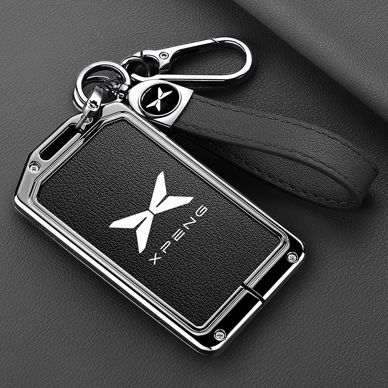 กุญแจรถกรณี shell กระเป๋า fob ผู้ถือป้องกัน Kulit kunci mobil สําหรับ Xpeng P7 XPeng MONA M03 การ์ดป