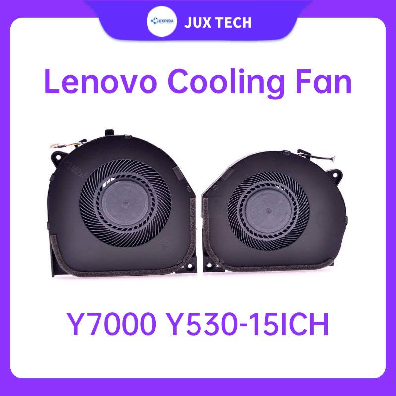 พัดลมแล็ปท็อปสําหรับ Cooling Lenovo Legion Y7000 Y530 Y530-15ICH-1060 Y530-15ICH โน้ตบุ๊ค CPU Cooler