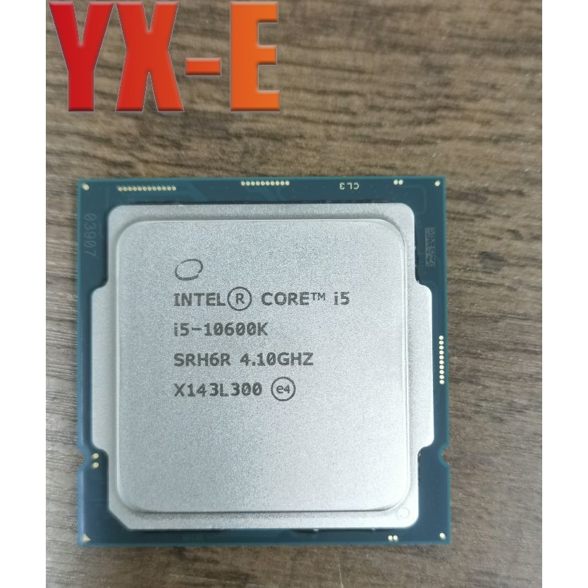 10Th Gen Core I5-10600k LGA 1200 โปรเซสเซอร์ CPU เดสก์ท็อป 4.1Ghz Six-core