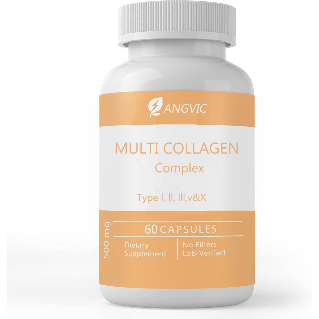 Langvic Collagen Capsules Multi Collagen for Women & Men - Halal & Ksher Certified