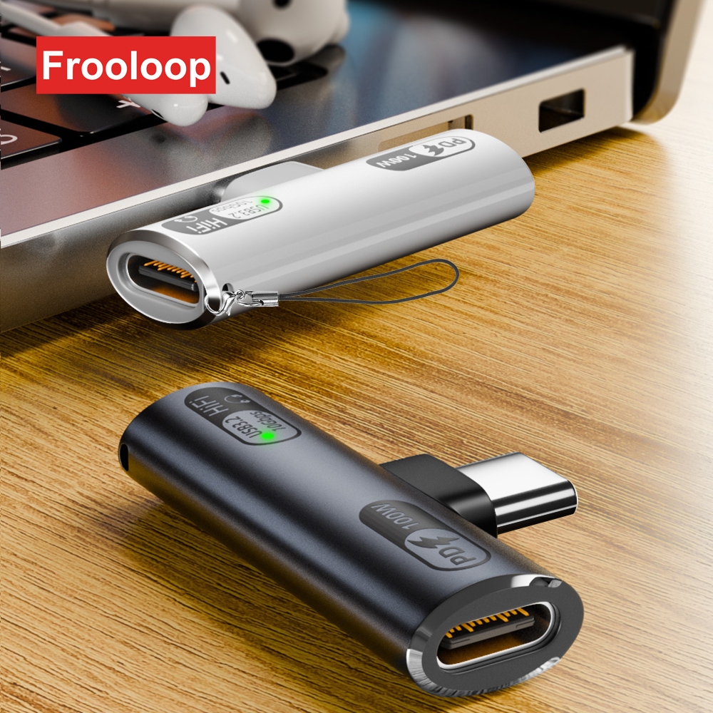 อะแดปเตอร์ C เป็น Dual USB-C PD 100W 10 Gbps USB3.2 Type C Splitter