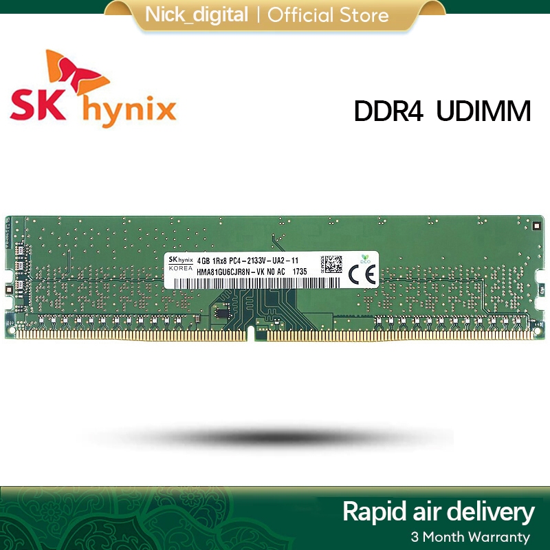 SK Hynix DDR4 PC RAM 4GB 8GB 16GB DDR4 2133Mhz 2400Mhz 1.2v 2666Mhz 3200MHz 288PIN เดสก์ท็อป DIMM หน่วยความจํา