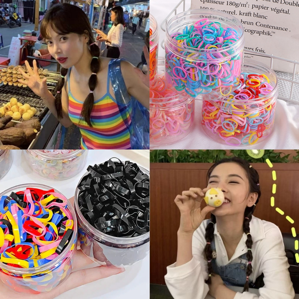 แหวนยางสำหรับผมผู้หญิง ขนาดใหญ่ ยืดหยุ่นได้ดี และทนทาน