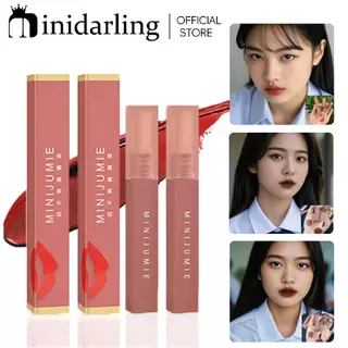 ✨COD✨minijumie ลิปสติก เนื้อแมตต์ เนื้อกำมะหยี่ ติดทนนาน สำหรับทาริมฝีปาก สำหรับผู้หญิง ลิปสติก