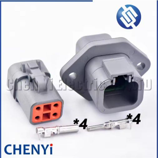 4 Pin DTP series ปลั๊กกันน้ํา DTP06-4S DTP04-4P DTP04-4P-L012 CM2150 4988820 สําหรับบอร์ดคอมพิวเตอร์