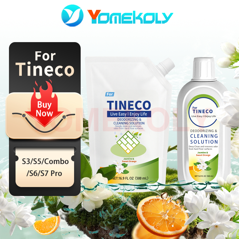 สําหรับน้ํายาทําความสะอาดกําจัดกลิ่น Tineco Multi-Surface – กลิ่นจัสมินซิตรัส | IFloor / Breeze / Floor One S3 / S5 / Combo / S6 / S7 Pro เครื่องดูดฝุ่นแบบแห้งเปียก (500ml)