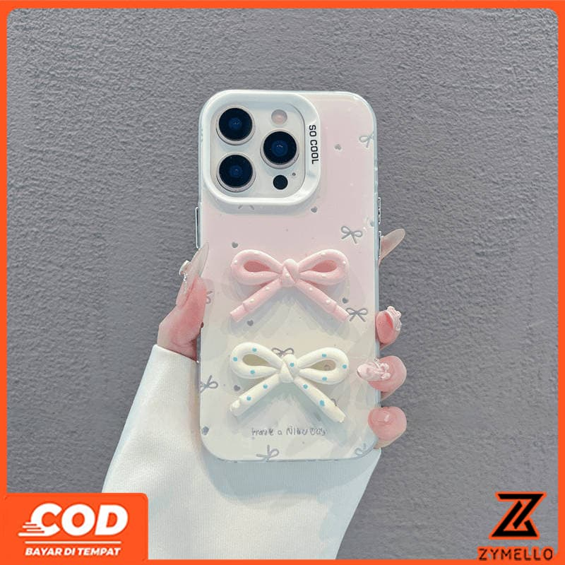 สําหรับ OPPO Reno 15F Reno 14F Reno 14 PRO Reno 13F Reno12 F Reno11 F Reno 10 Reno 8T Reno 8Z Reno 7Z Reno8 Simple gradient bow อุปกรณ์เสริมกันกระแทก TPU โทรศัพท์มือถือกรณี - รูปที่ 2