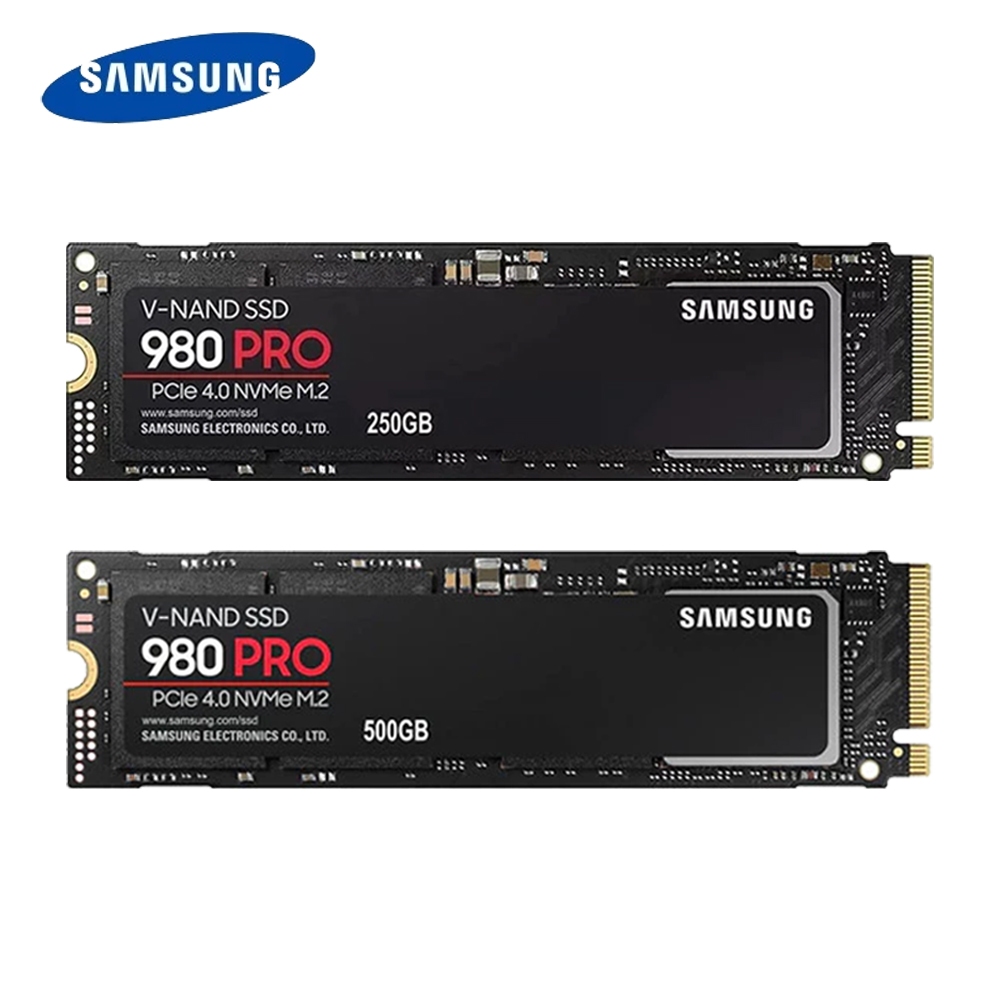 Samsung 980 Pro PCIe 4.0 NVMe M.2 SSD 250GB 500GB ไดรฟ์ Solid State ภายใน V-NAND ฮาร์ดไดรฟ์