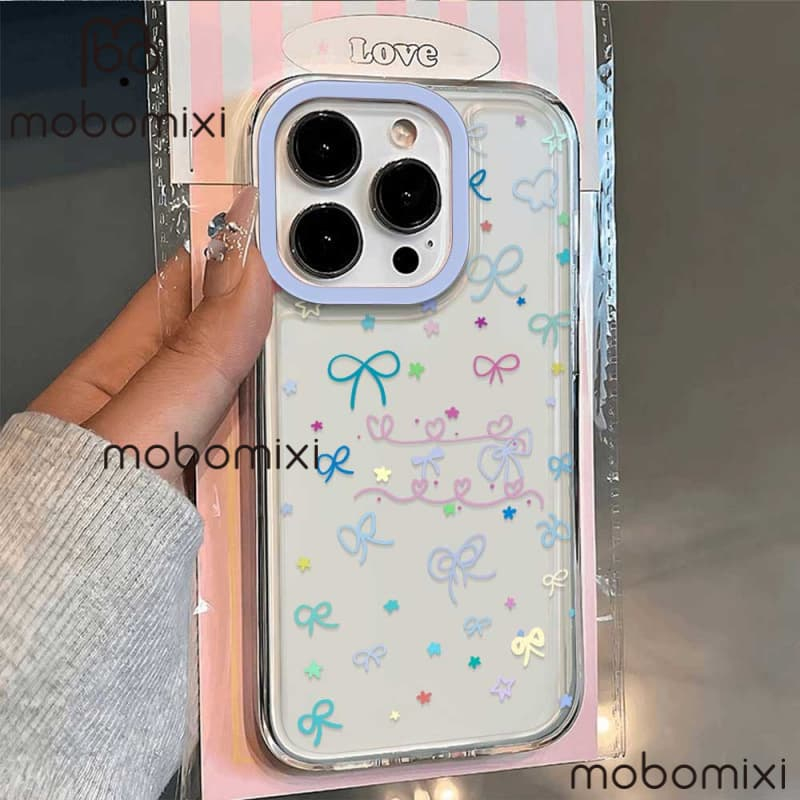 สําหรับOPPO A5X A5 5G A3 A3X A5 PRO A3 PRO A38 A79 A58 A18 A57 2022 A17 A95 สีสันBow StarกันกระแทกTPUเคสโทรศัพท์