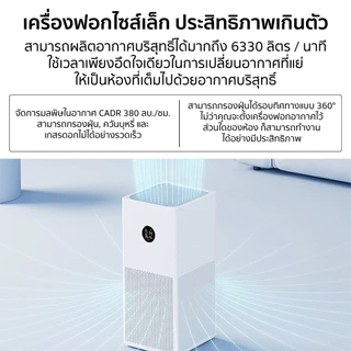 Xiaomi Air Purifier 4 Lite เครื่องฟอกอากาศ เสียวหมี่ กรองฝุ่น PM2.5 ฟอร์มาลดีไฮด์ ควบคุมผ่าน Mi Home App