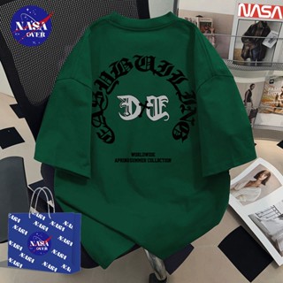 【พร้อมส่ง】🔥NASA คอกลม แขนสั้น ทรงโอเวอร์ไซส์ ใส่ได้ทั้งชายหญ…