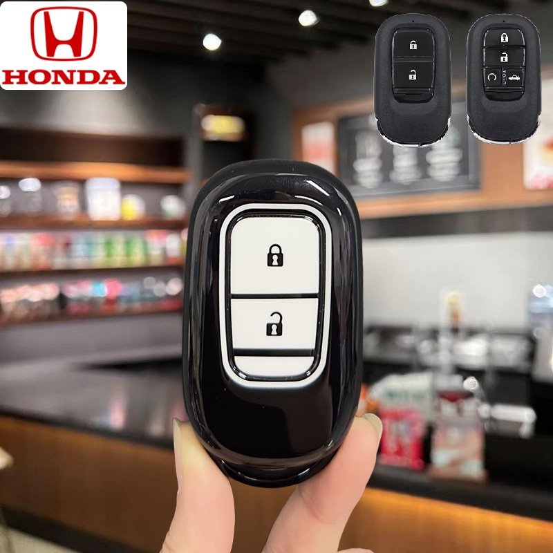 honda key cover honda city 2020 civic fc crv xrv breeze hrv jazz accord car key case cover buckle