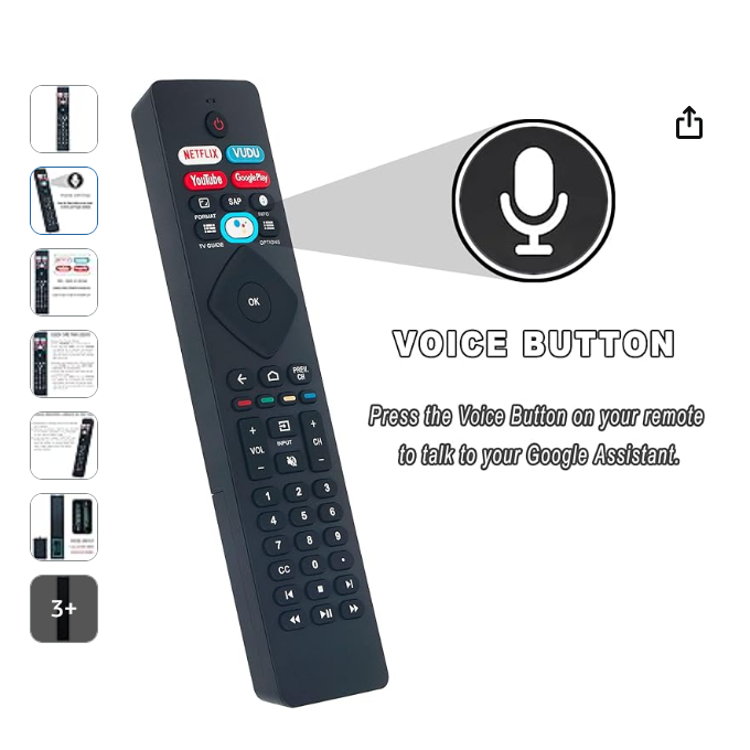 NH800UP RF402A-V14 IR รีโมทคอนโทรลสําหรับ Android 4K Ultra HD สมาร์ท LED TV 43PFL576/F7 50PFL5704/F7