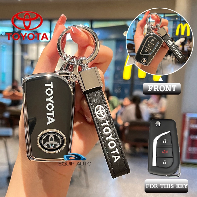 เคสกุญแจ Toyota Altis ฝาครอบกุญแจ Toyota revo เคสกุญแจพับ Toyota 3 ปุ่ม