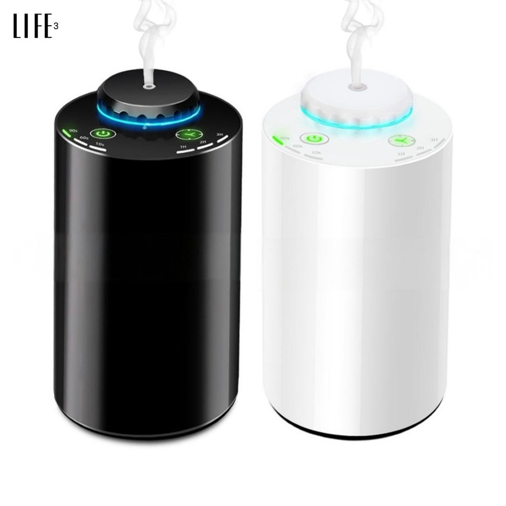 3Life Aromatherapy Essential Oil Diffuser Waterless Ultrasonic Mist 7 สีไฟเพื่อการผ่อนคลาย